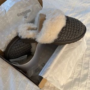 UGG Cozy Knit Slipper - Charcoal